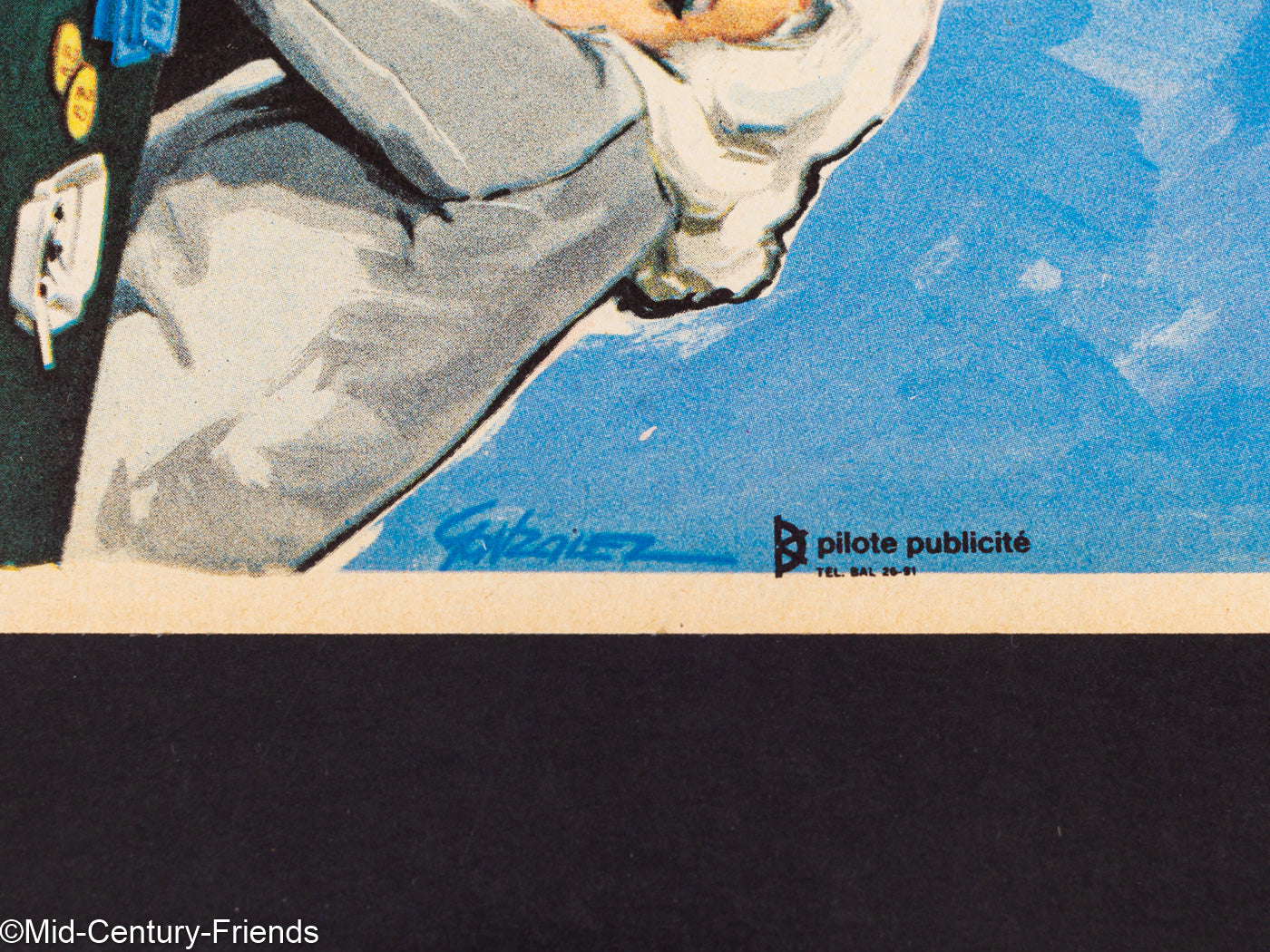 La Baie des Anges, Französisches Filmposter, 69 x 83 cm