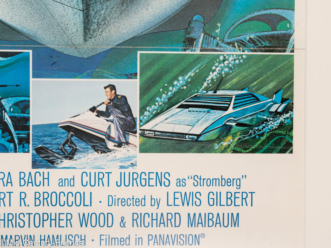 Der Spion der mich liebte, Roger Moore, Filmposter, 52 x 113 cm