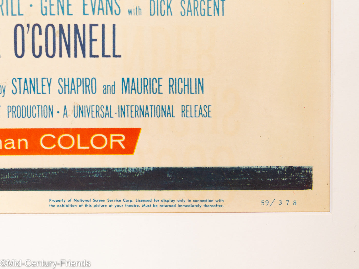 Operation Petticoat, US Filmposter, 60 x 114 cm