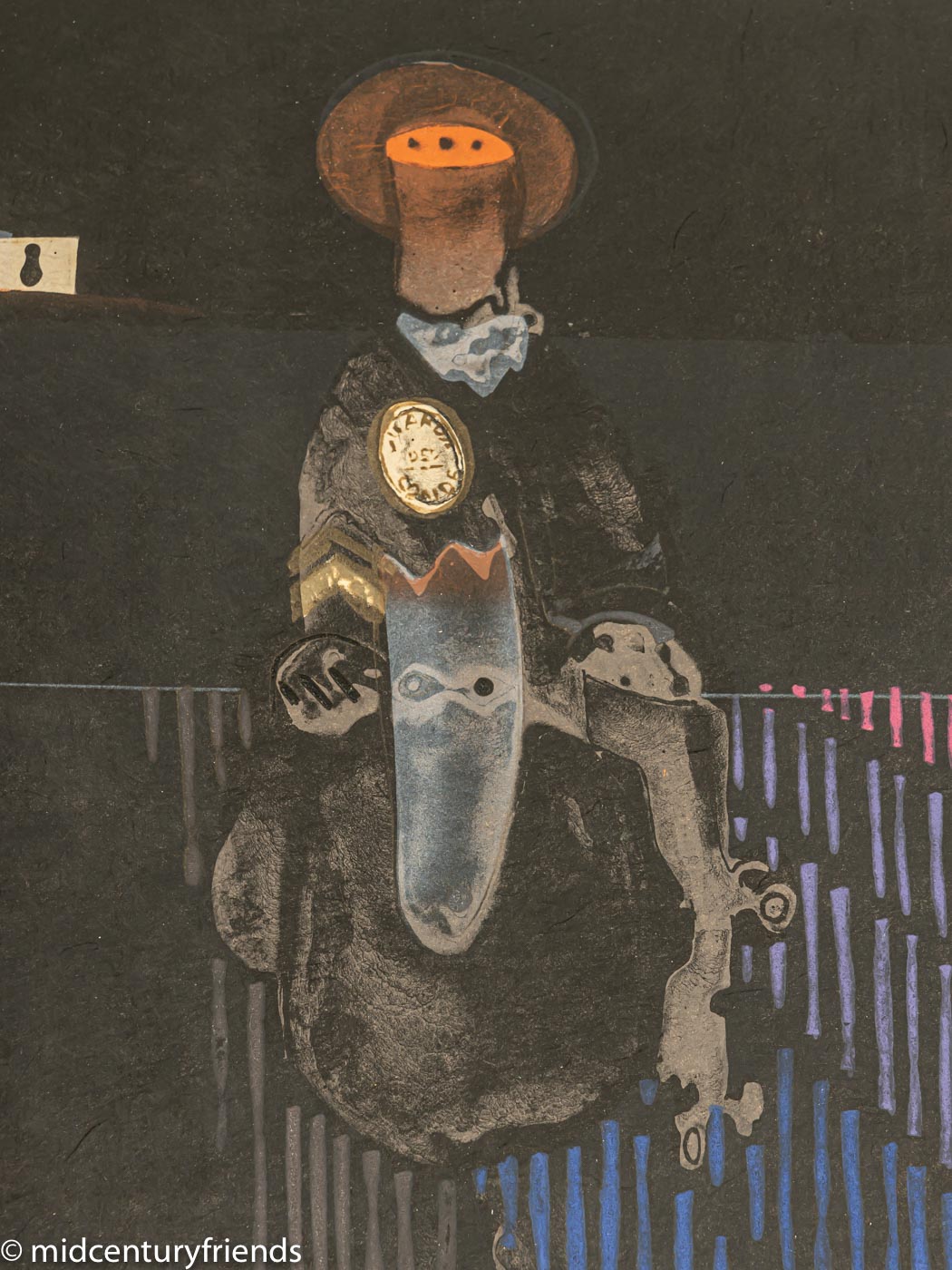 José ORTEGA “El Prisionero“, Original Farbradierung, handsigniert
