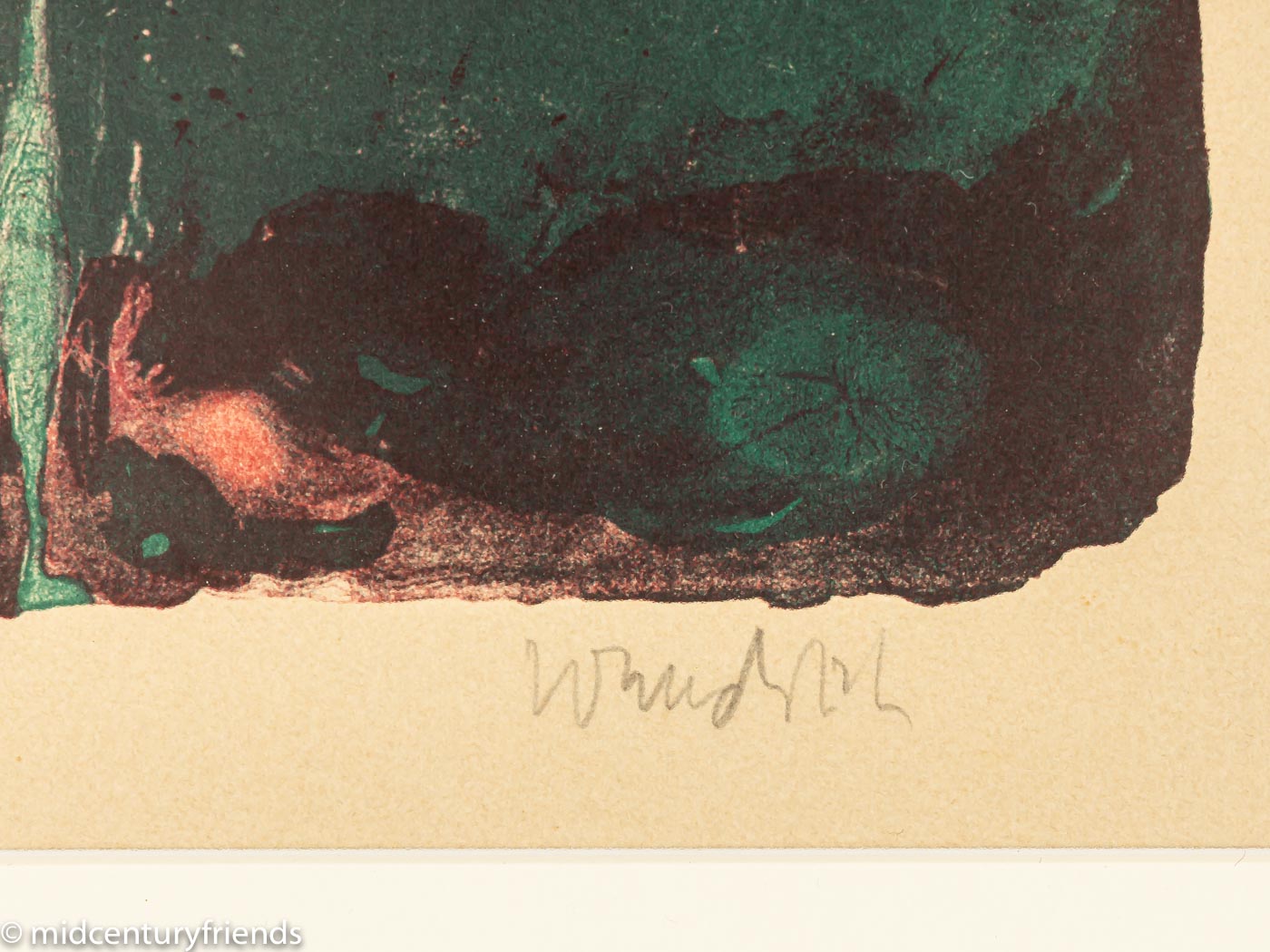 Paul WUNDERLICH, Original Lithografie handsigniert