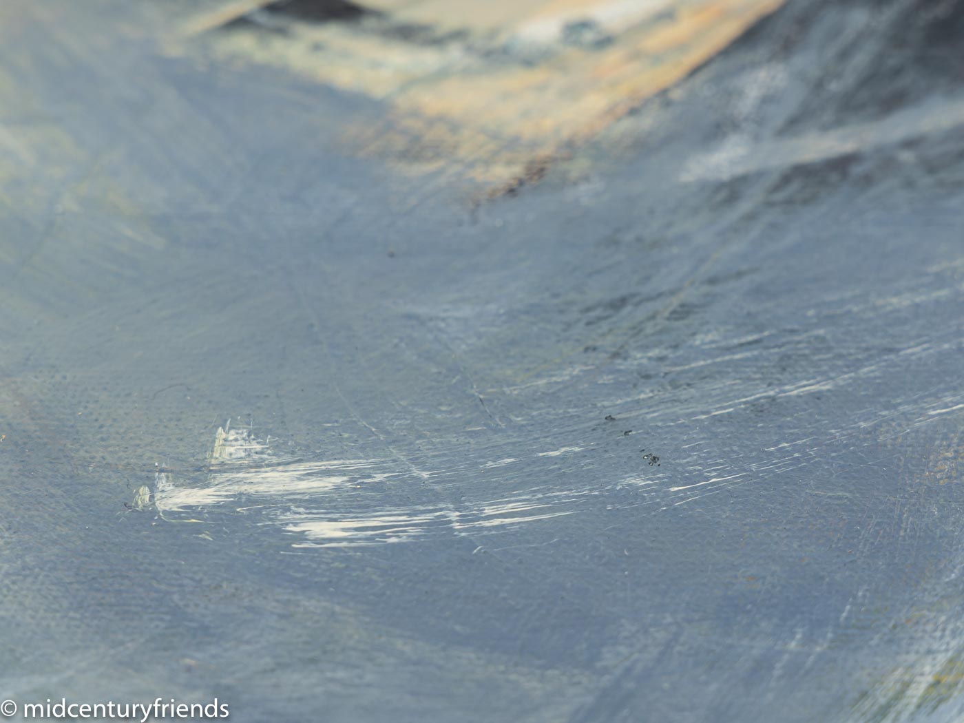 Abstrakte Komposition, Öl auf Leinwand, 54 x 64 cm