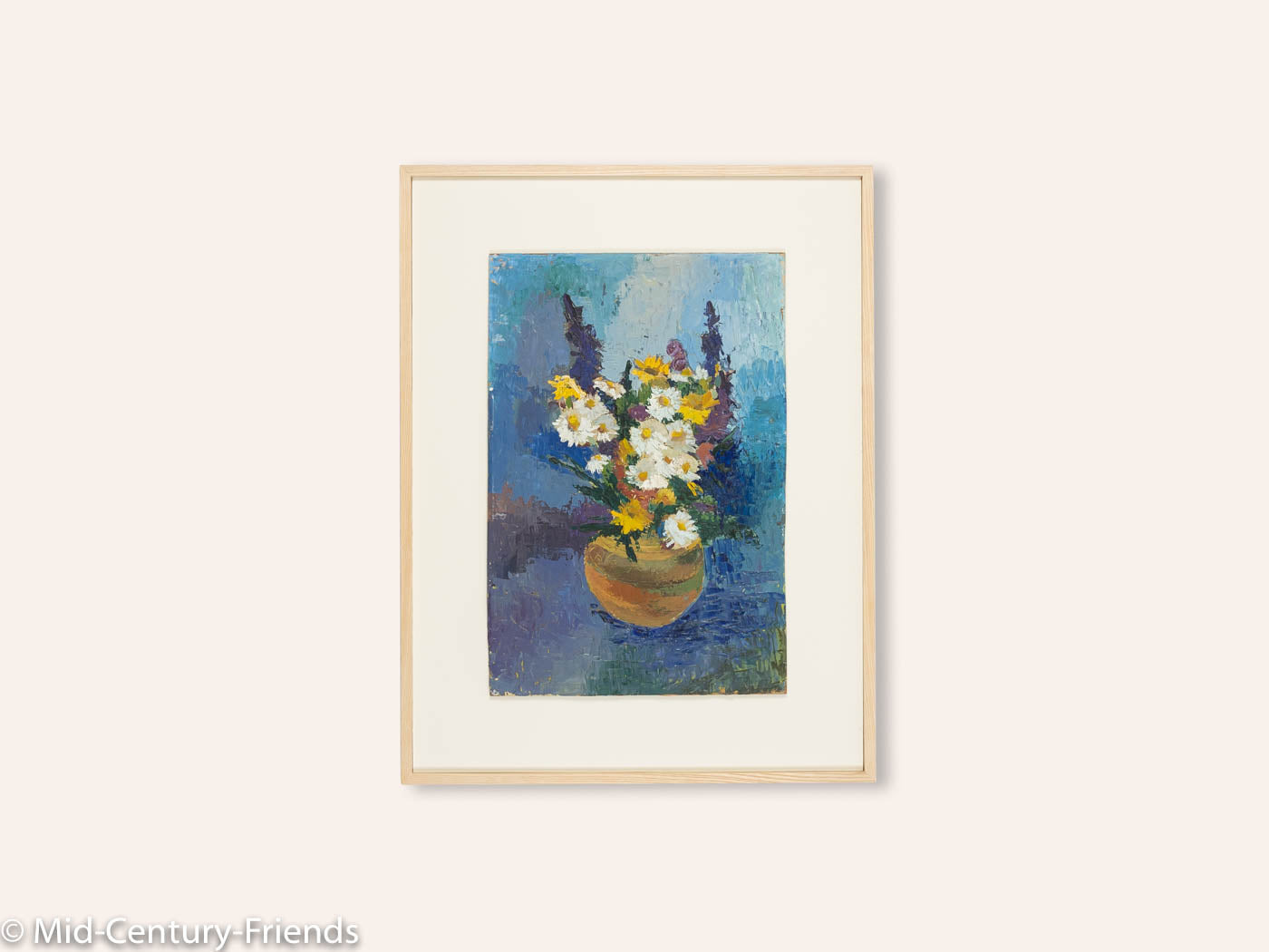 Frühlingsstrauß, Öl auf Platte, 64 x 84 cm