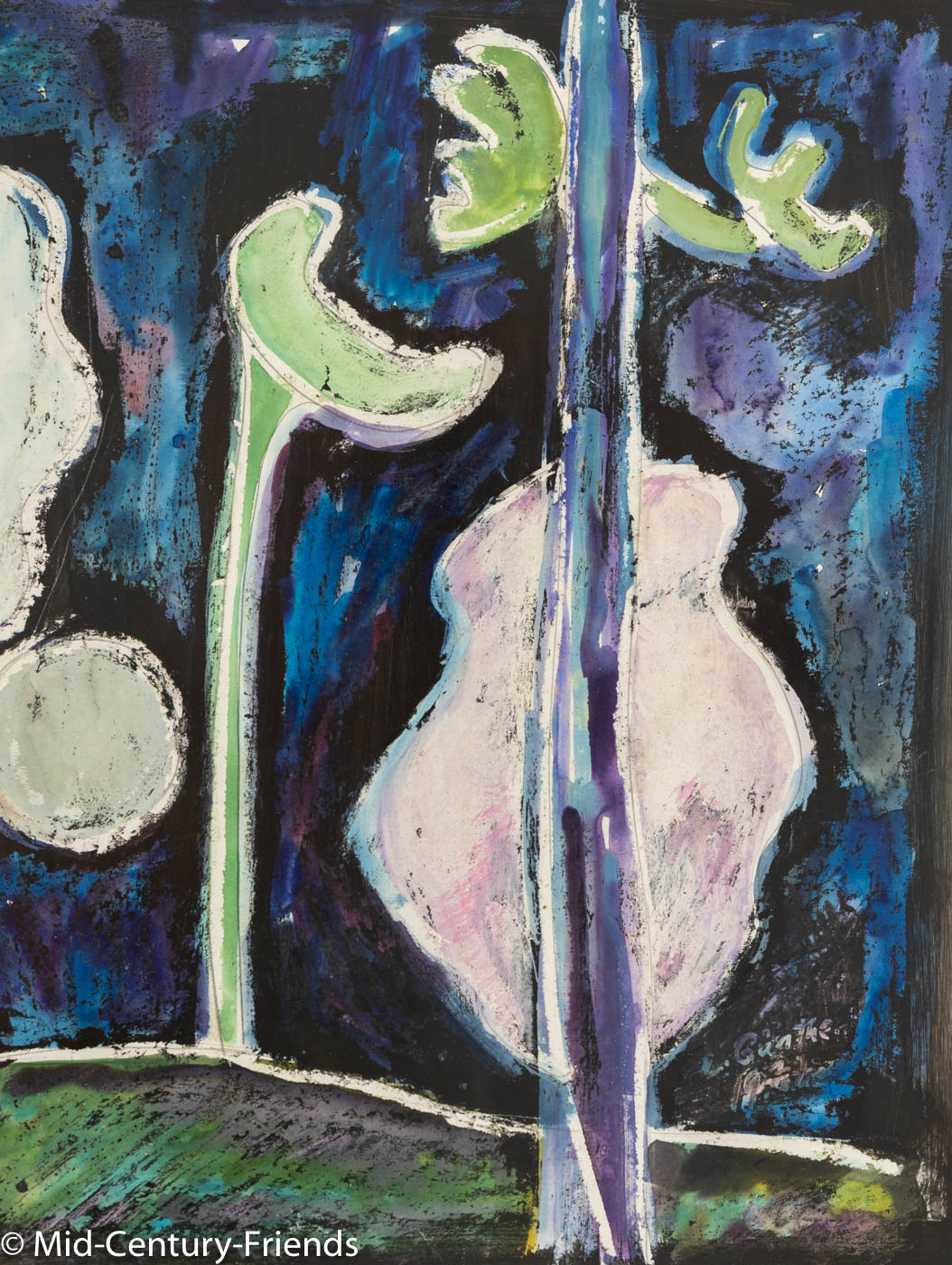Algarve, Aquarell 1977, 66 x 57 cm