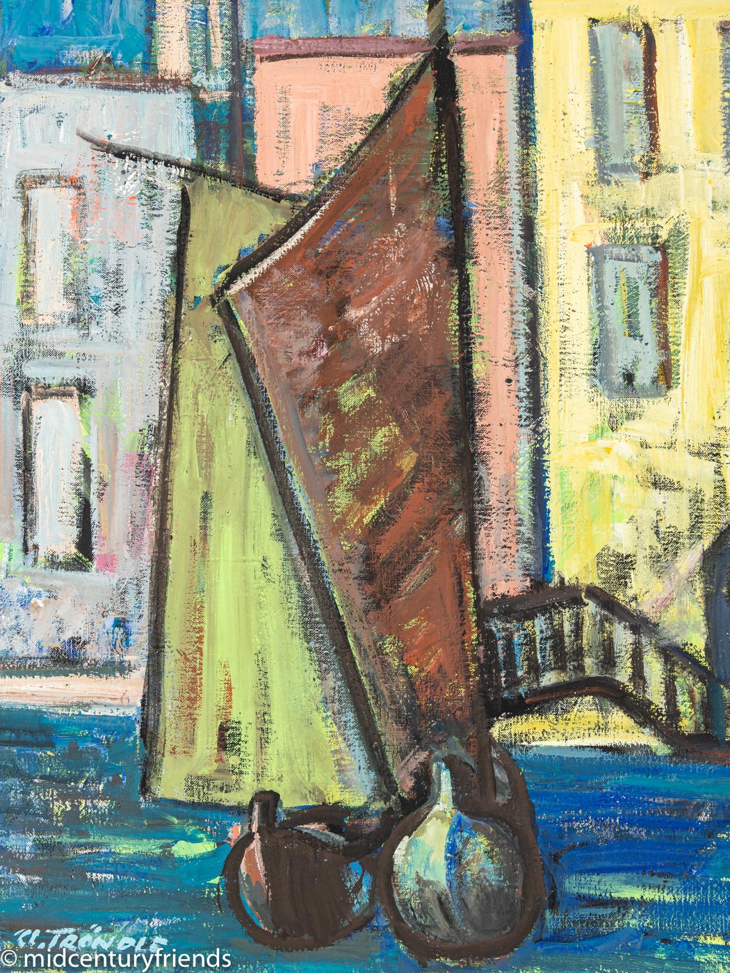 Lagune, Acryl auf Leinwand, 44 x 54 cm