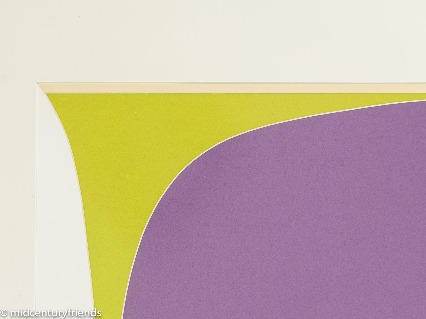 Winkel, Farblithographie, 85 x 100 cm