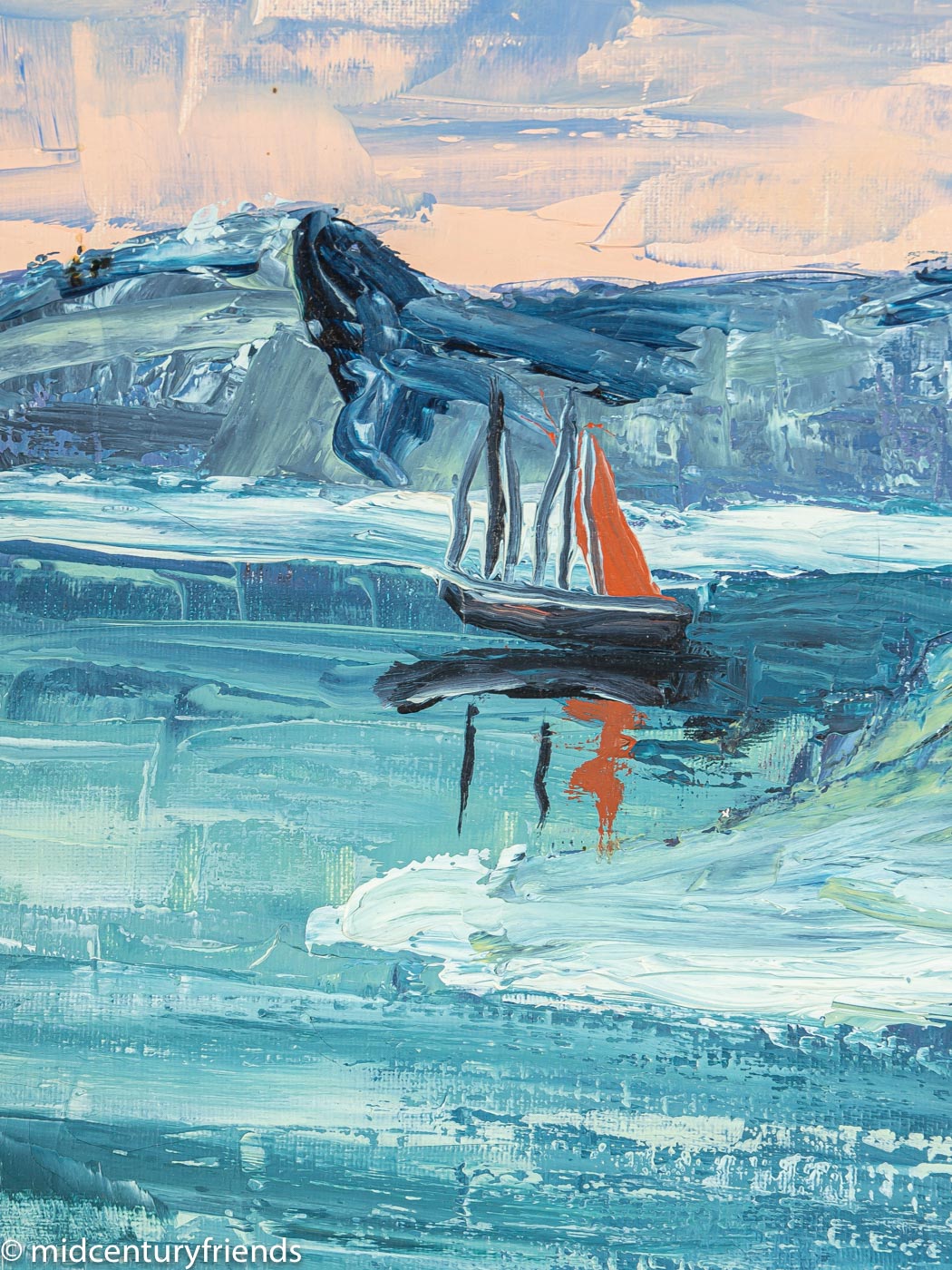 Arctic Sea, Öl auf Leinwand, 50 x 42 cm