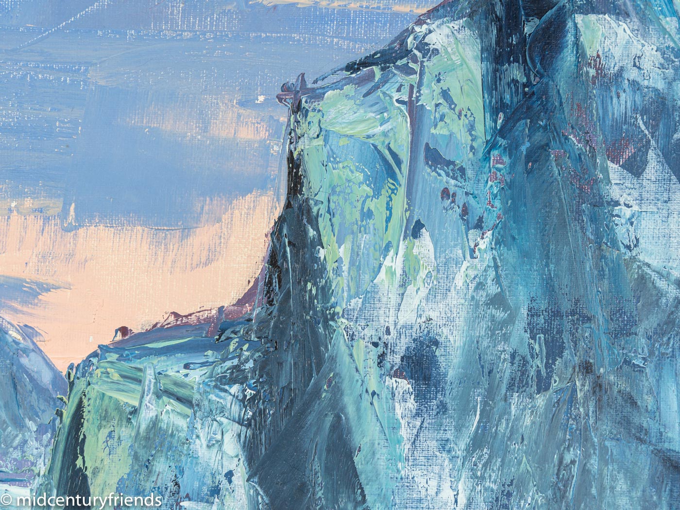 Arctic Sea, Öl auf Leinwand, 50 x 42 cm