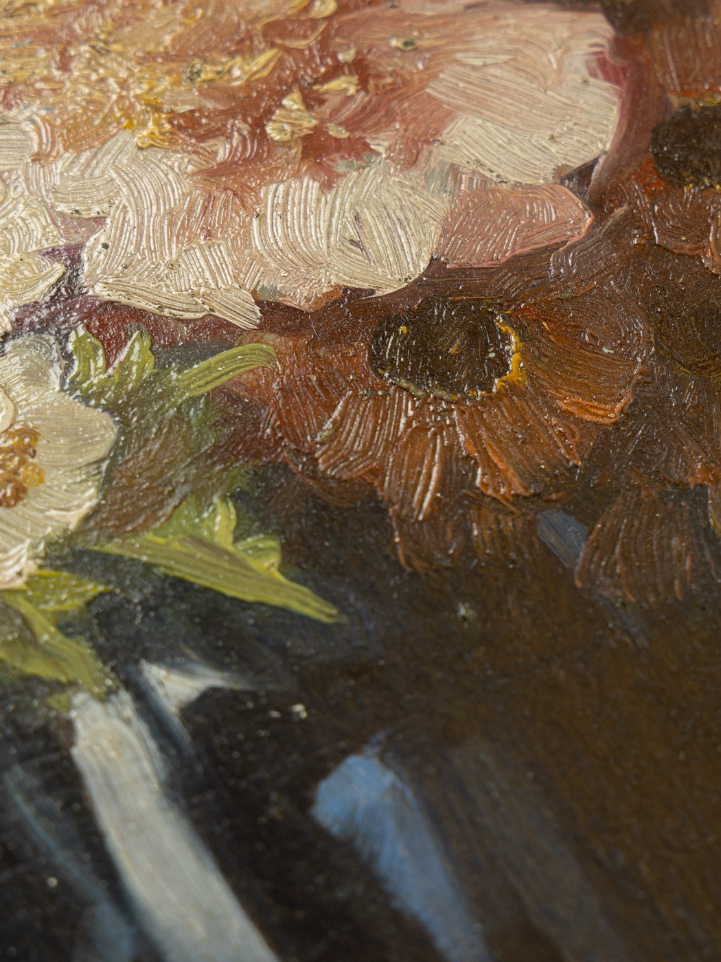 Blumenstrauß, Öl auf Platte, 55 x 66 cm