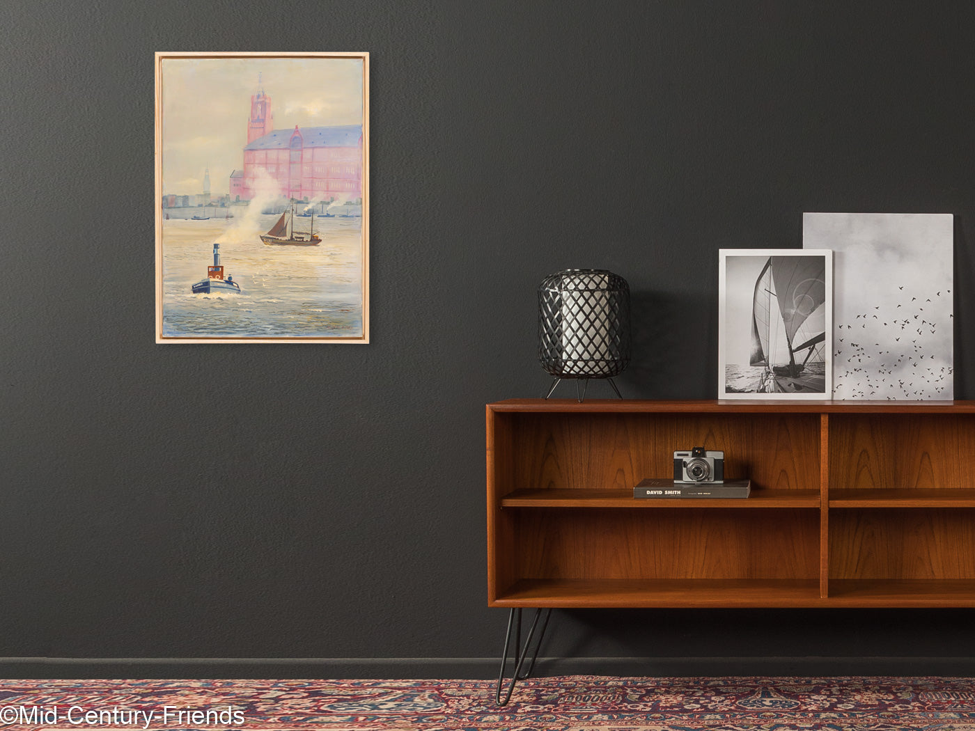 Hamburger Hafen, Öl auf Leinwand, 53 x 73 cm