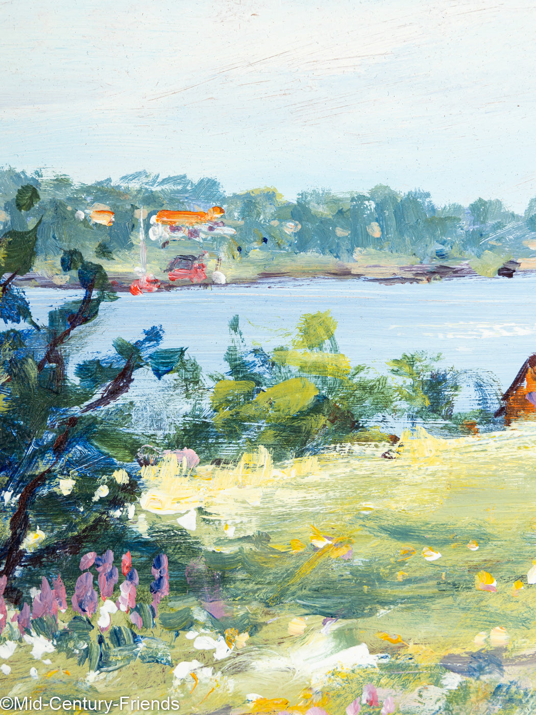 Schwedischer Frühling, Öl auf Platte, 35 x 27 cm