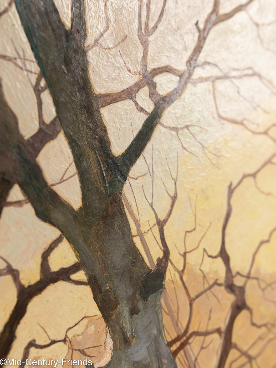 Winterwald, Öl auf Platte, 70 x 58 cm