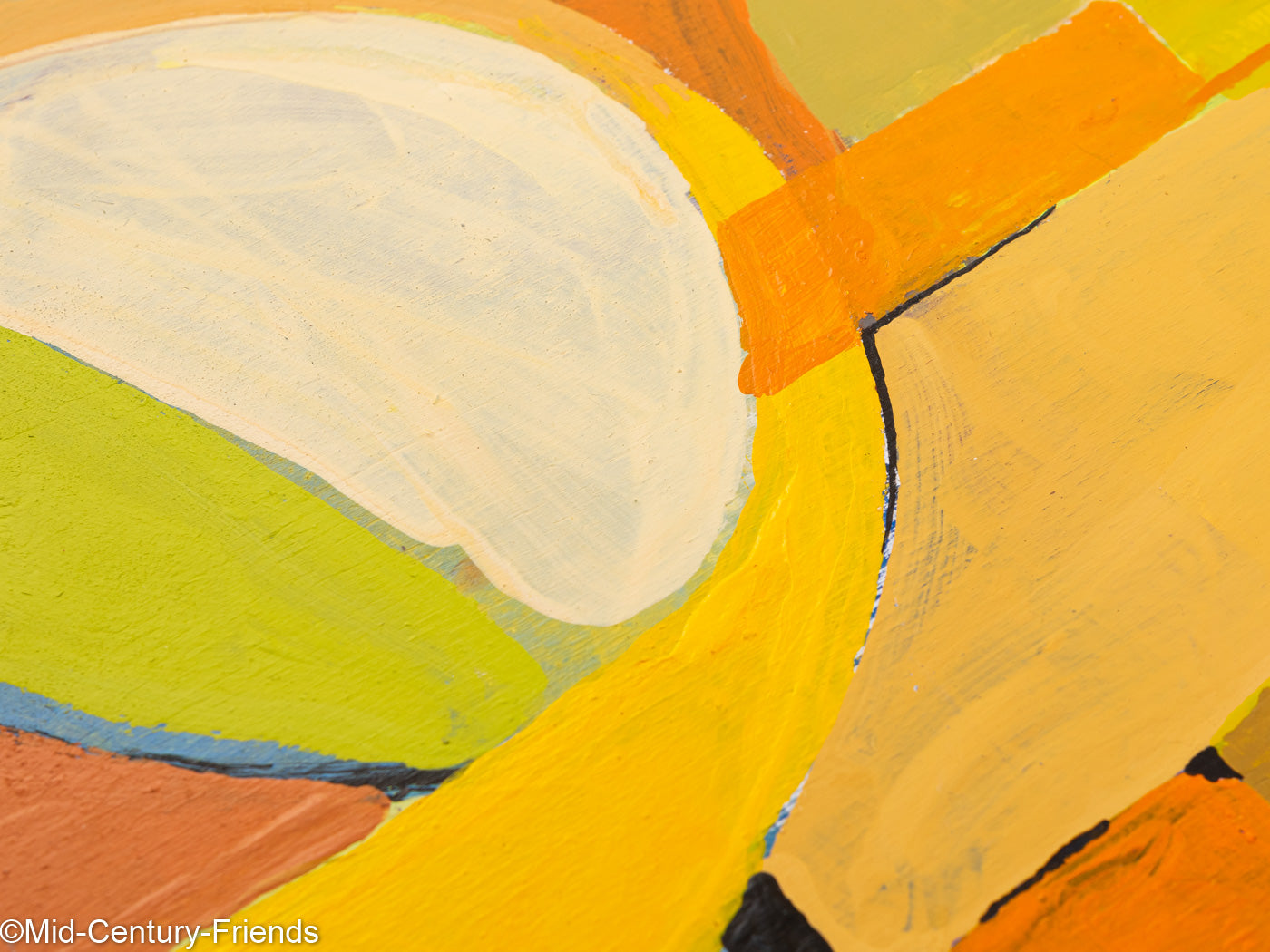 Geometrie, Acryl auf dicker Holzplatte, 54 x 72 cm