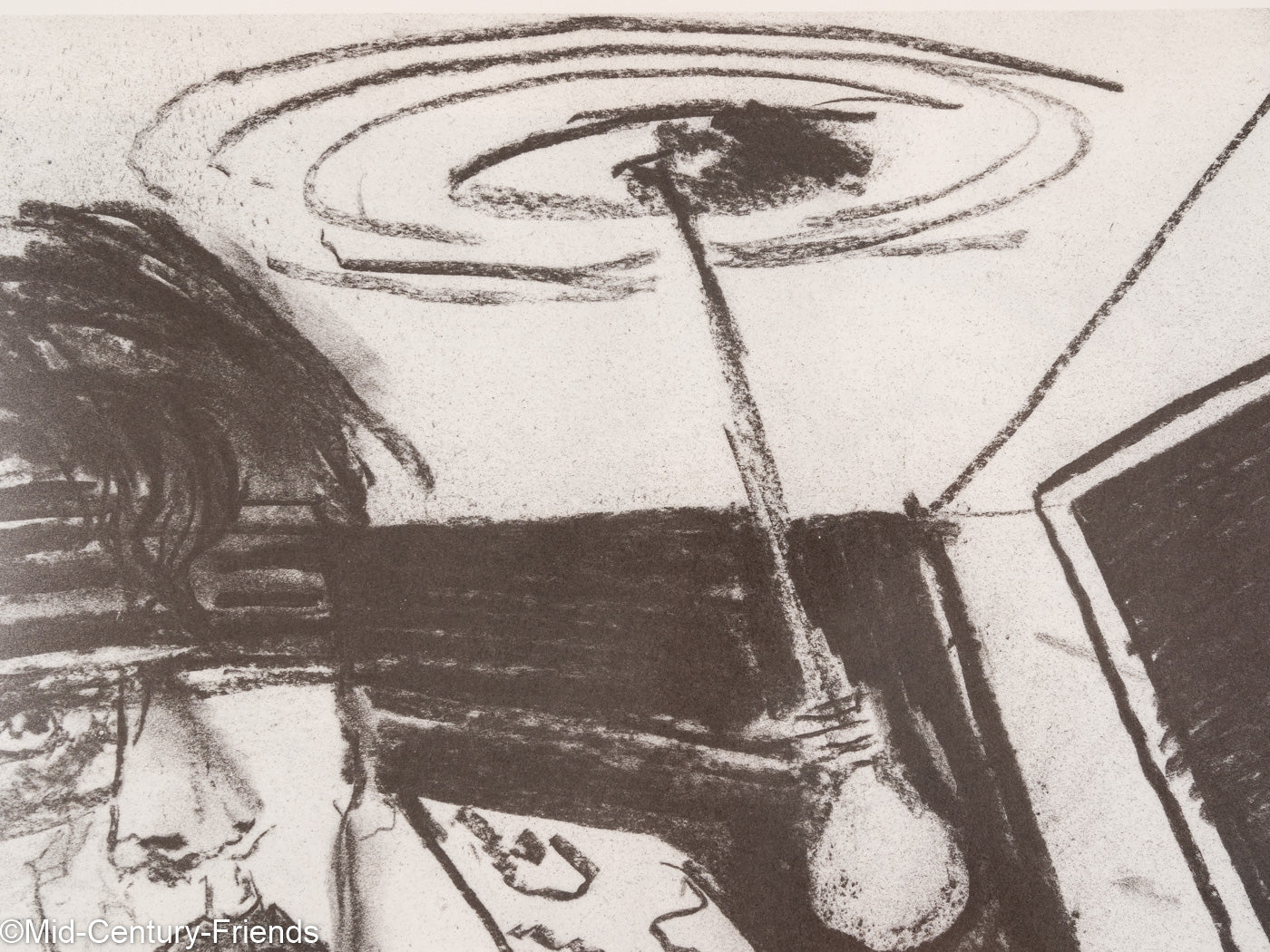 Sex, Drugs and Rock `n Roll, S/W Offset auf Papier, 93 x 79 cm