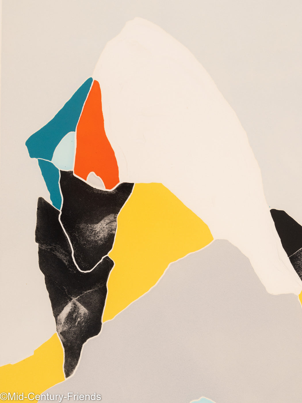 Frau im Profil, Radierung auf Papier, 76 x 97 cm
