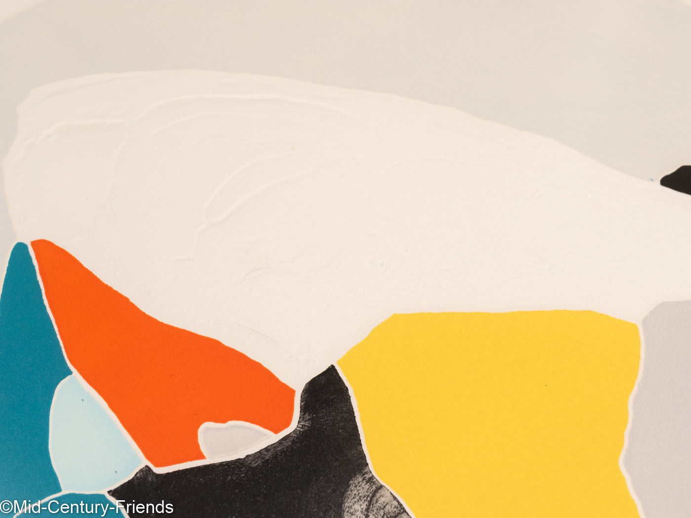 Frau im Profil, Radierung auf Papier, 76 x 97 cm