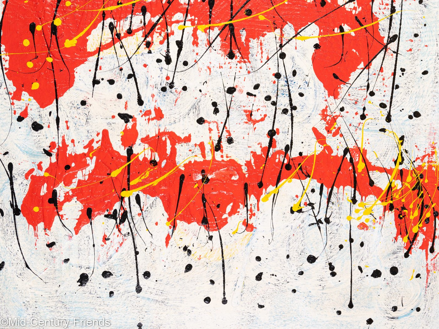 Abstrakte Komposition I, Öl/Acryl auf Leinwand, 82 x 103 cm