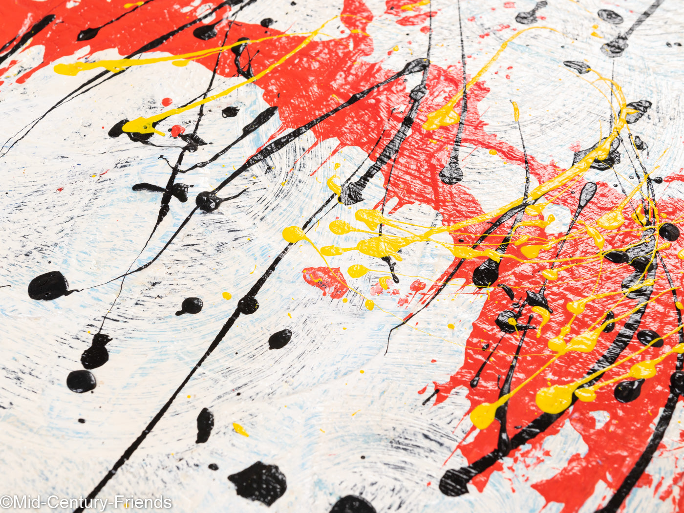 Abstrakte Komposition I, Öl/Acryl auf Leinwand, 82 x 103 cm