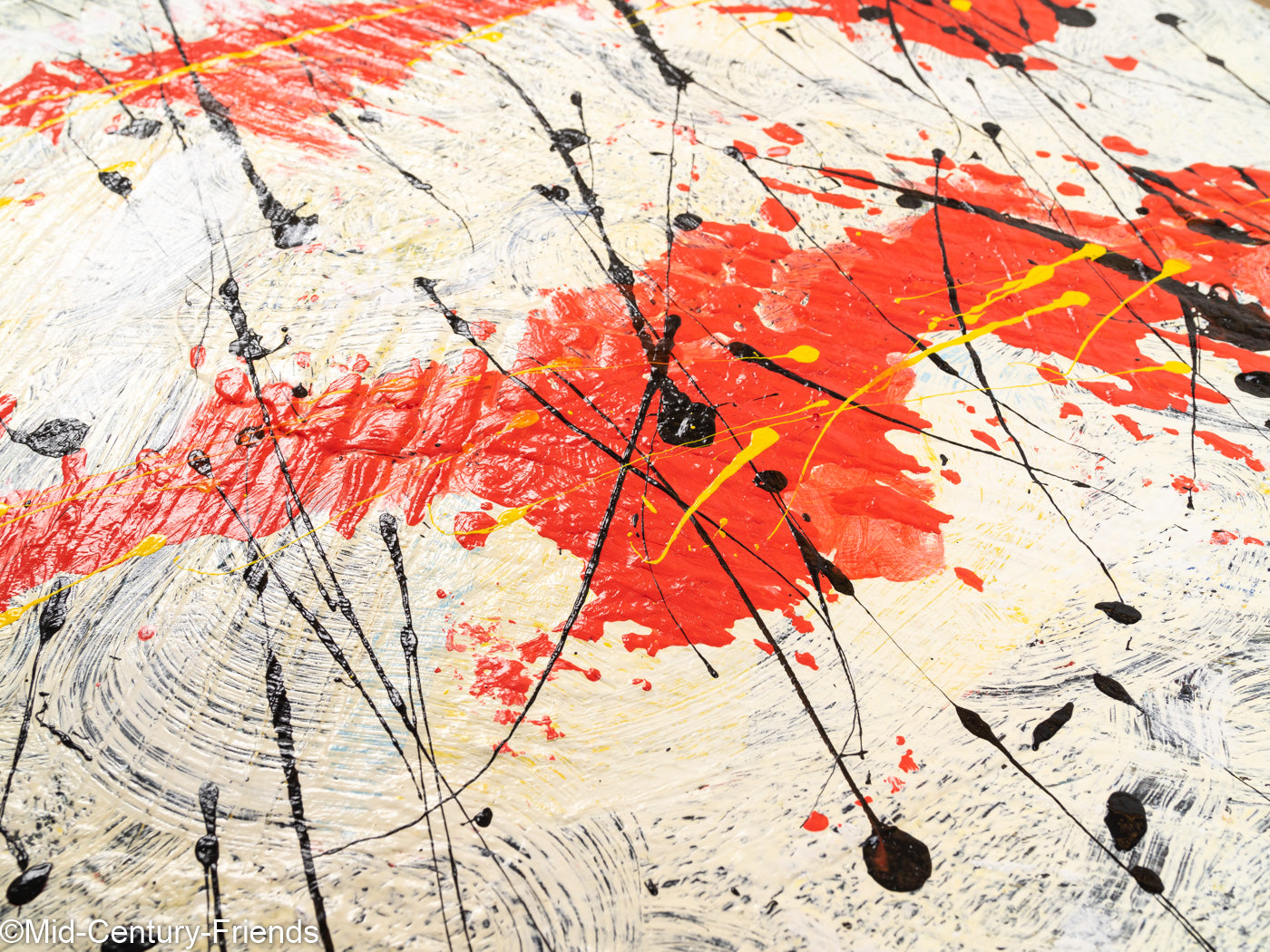 Abstrakte Komposition II, Öl/Acryl auf Leinwand, 82 x 103 cm