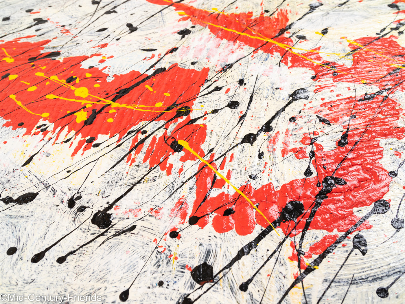 Abstrakte Komposition II, Öl/Acryl auf Leinwand, 82 x 103 cm