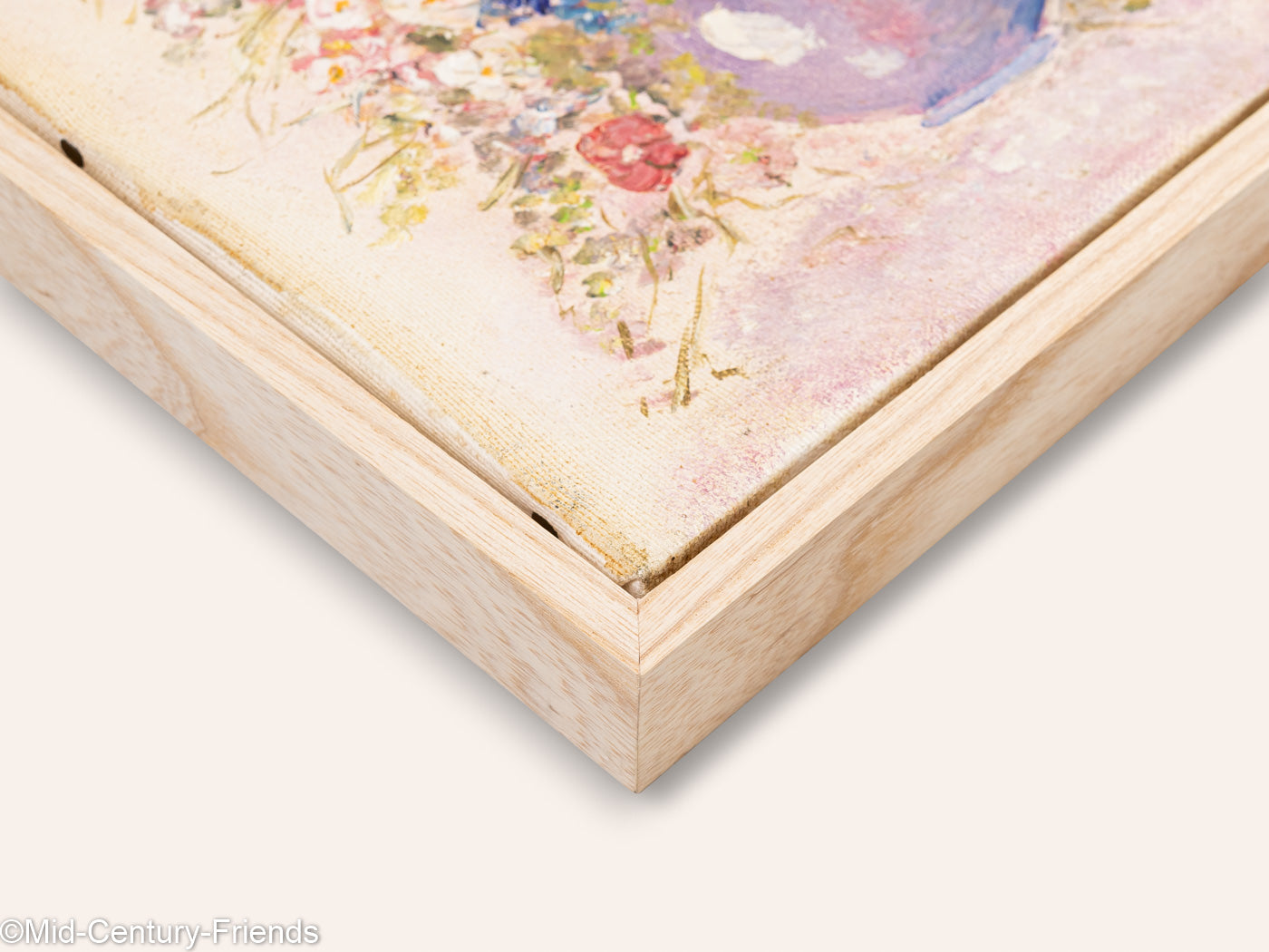 Blumenstrauß aus den 1920er Jahren, Öl auf Leinwand, 28 x 38 cm