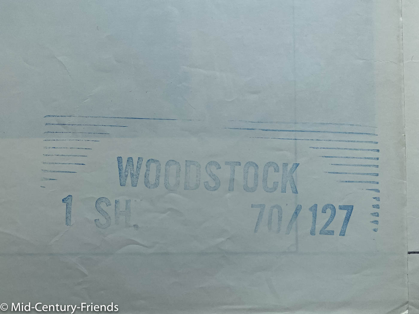 WOODSTOCK, FILMPOSTER, 92 X 123 CM
