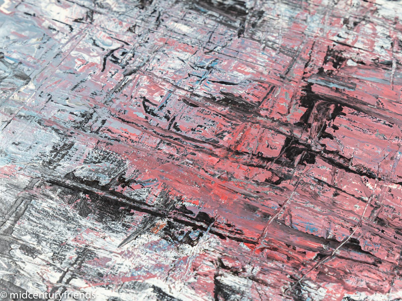 Farbkomposition, Öl auf Platte, 55 x 46 cm