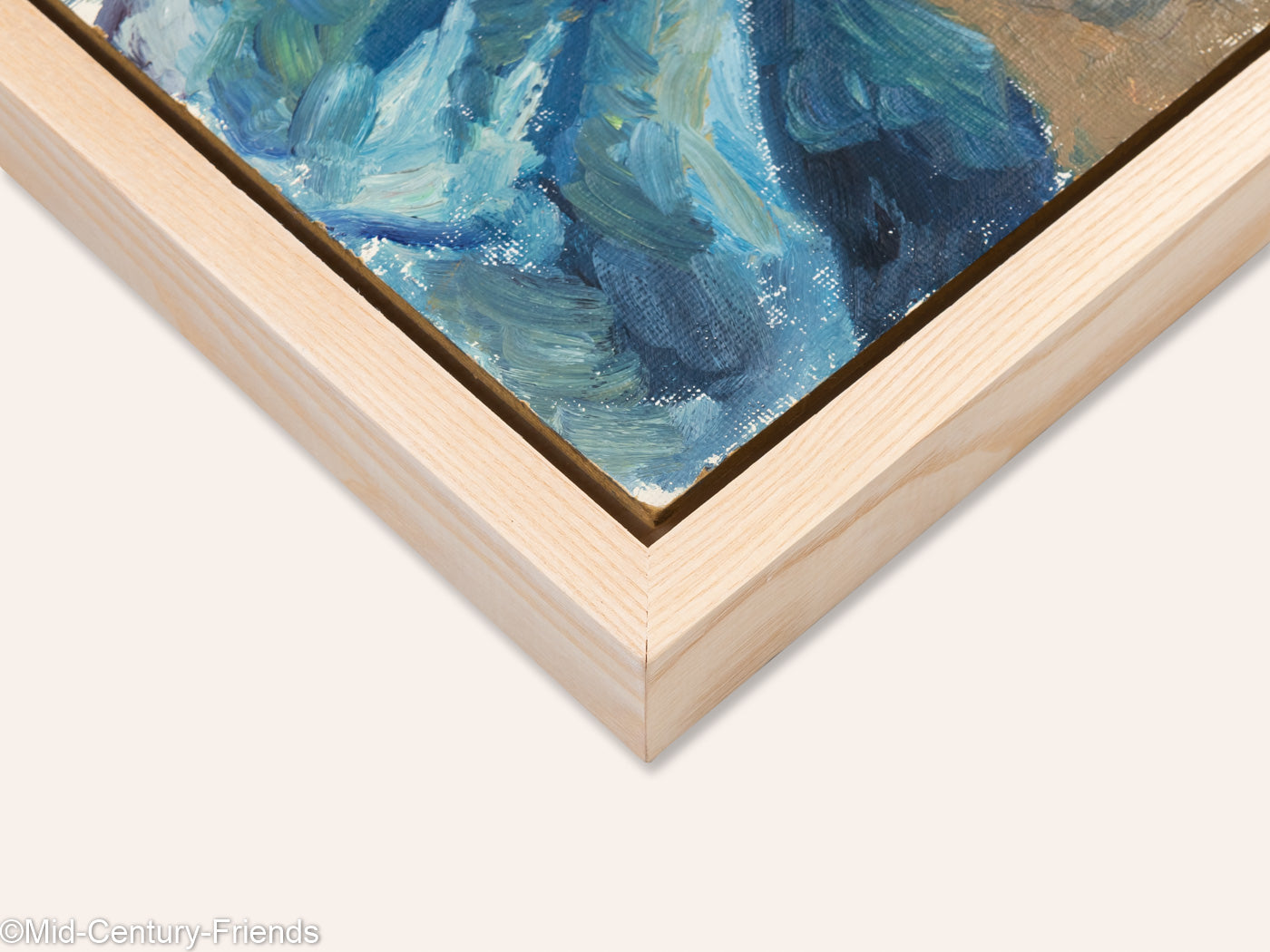 Gladiolen, Öl auf Platte, 54 x 64 cm