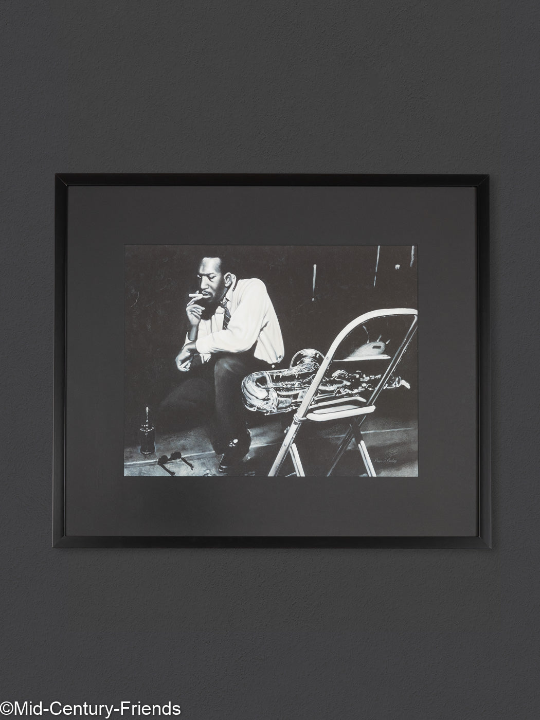 Jazz Series (Set), S/W Kunstdruck, 73 x 63 cm