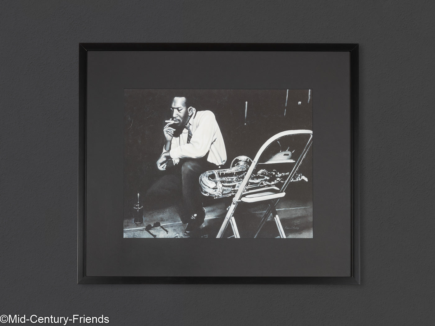 Jazz Series (Set), S/W Kunstdruck, 73 x 63 cm