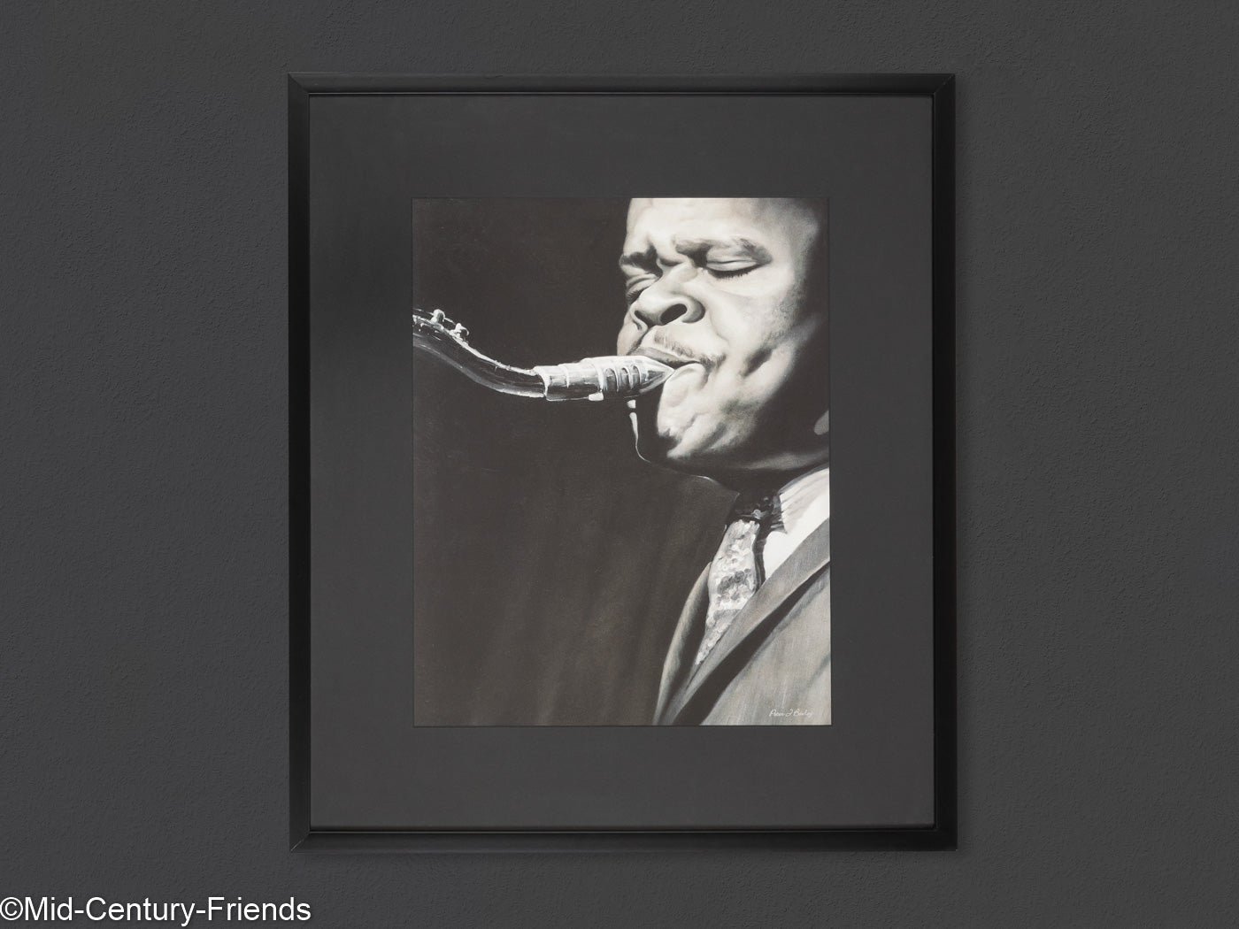 Jazz Series (Set), S/W Kunstdruck, 73 x 63 cm