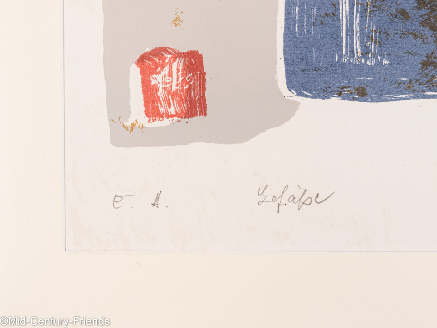 Gefäße, Lithographie auf Papier, 71 x 56 cm