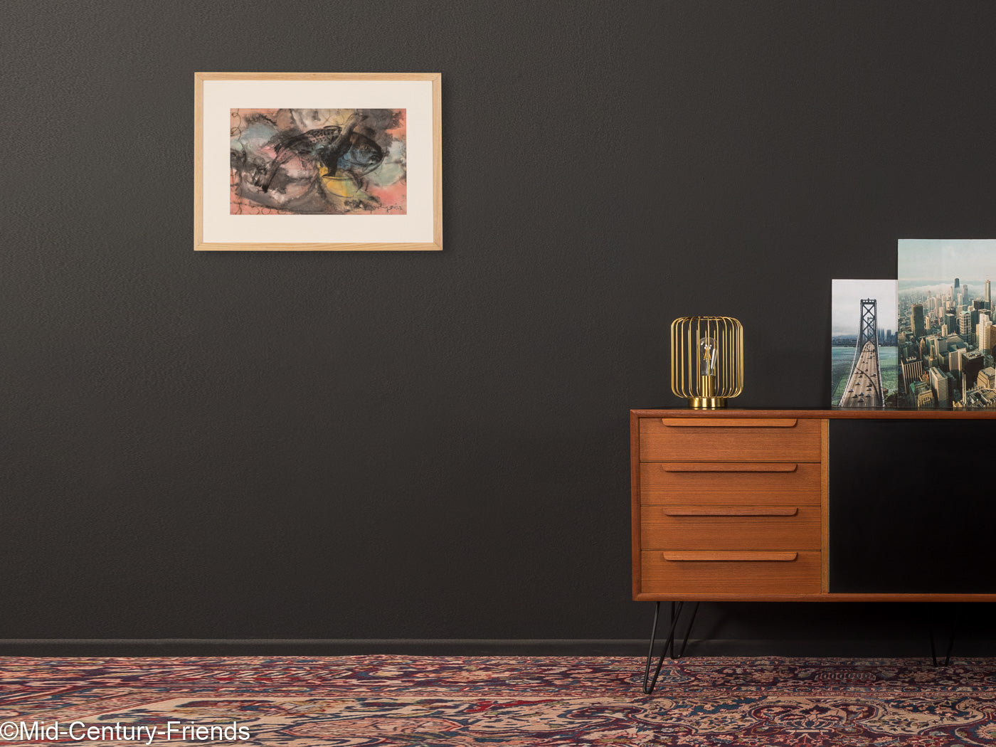 Fisch, Aquarell auf Papier, 63 x 46 cm