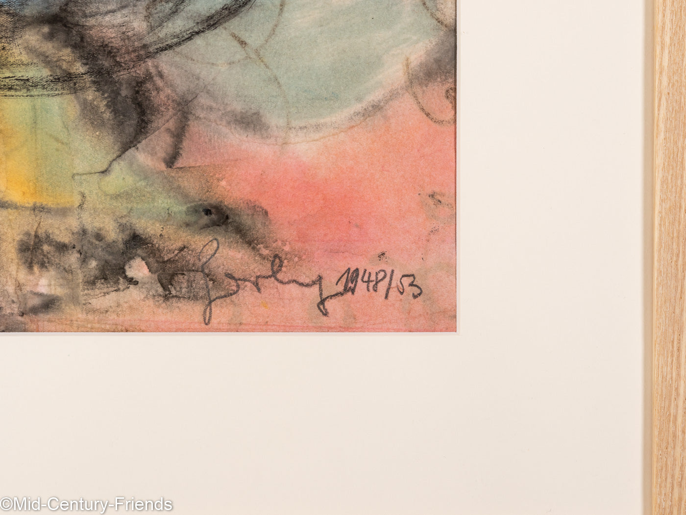 Fisch, Aquarell auf Papier, 63 x 46 cm