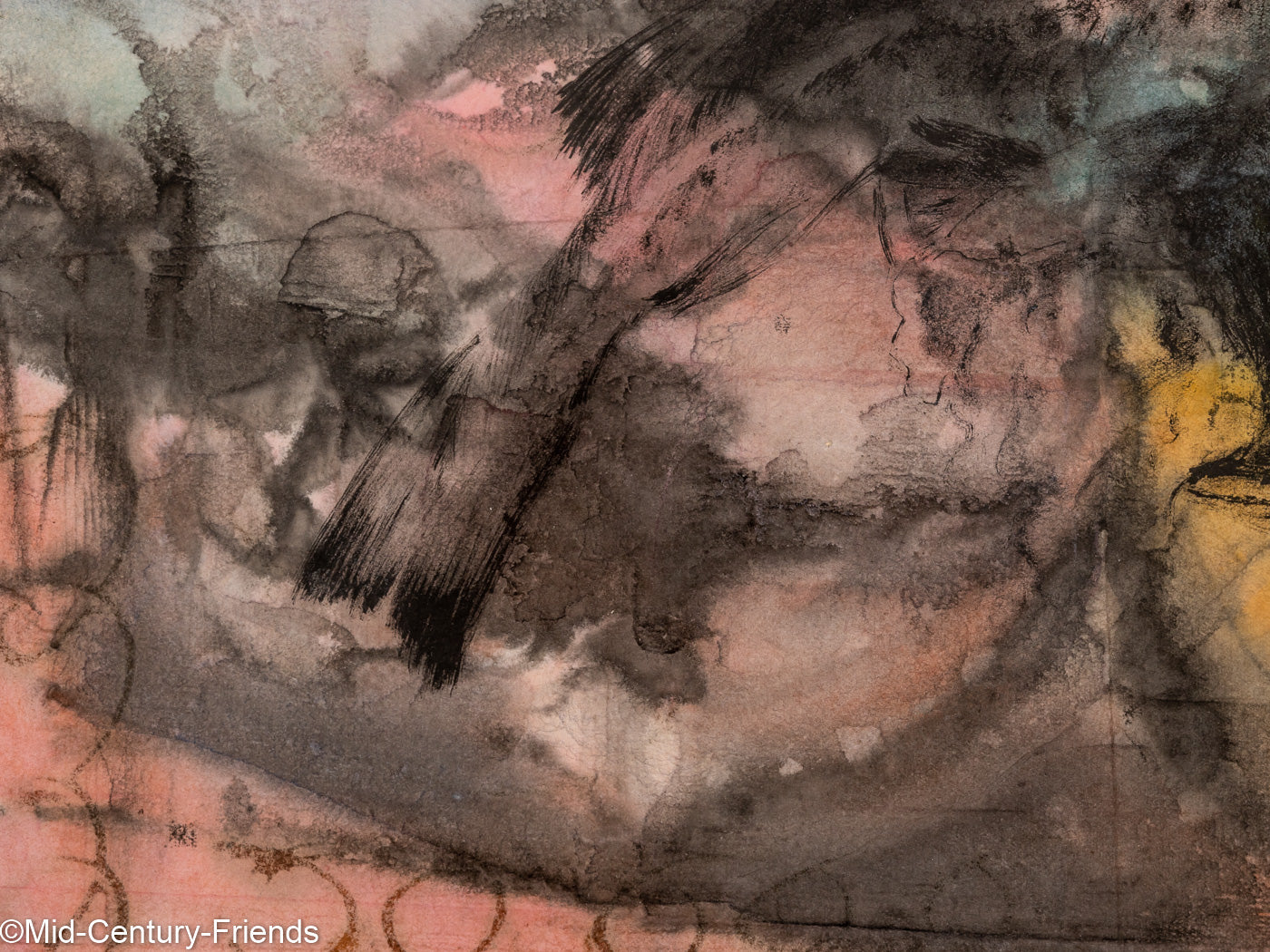 Fisch, Aquarell auf Papier, 63 x 46 cm