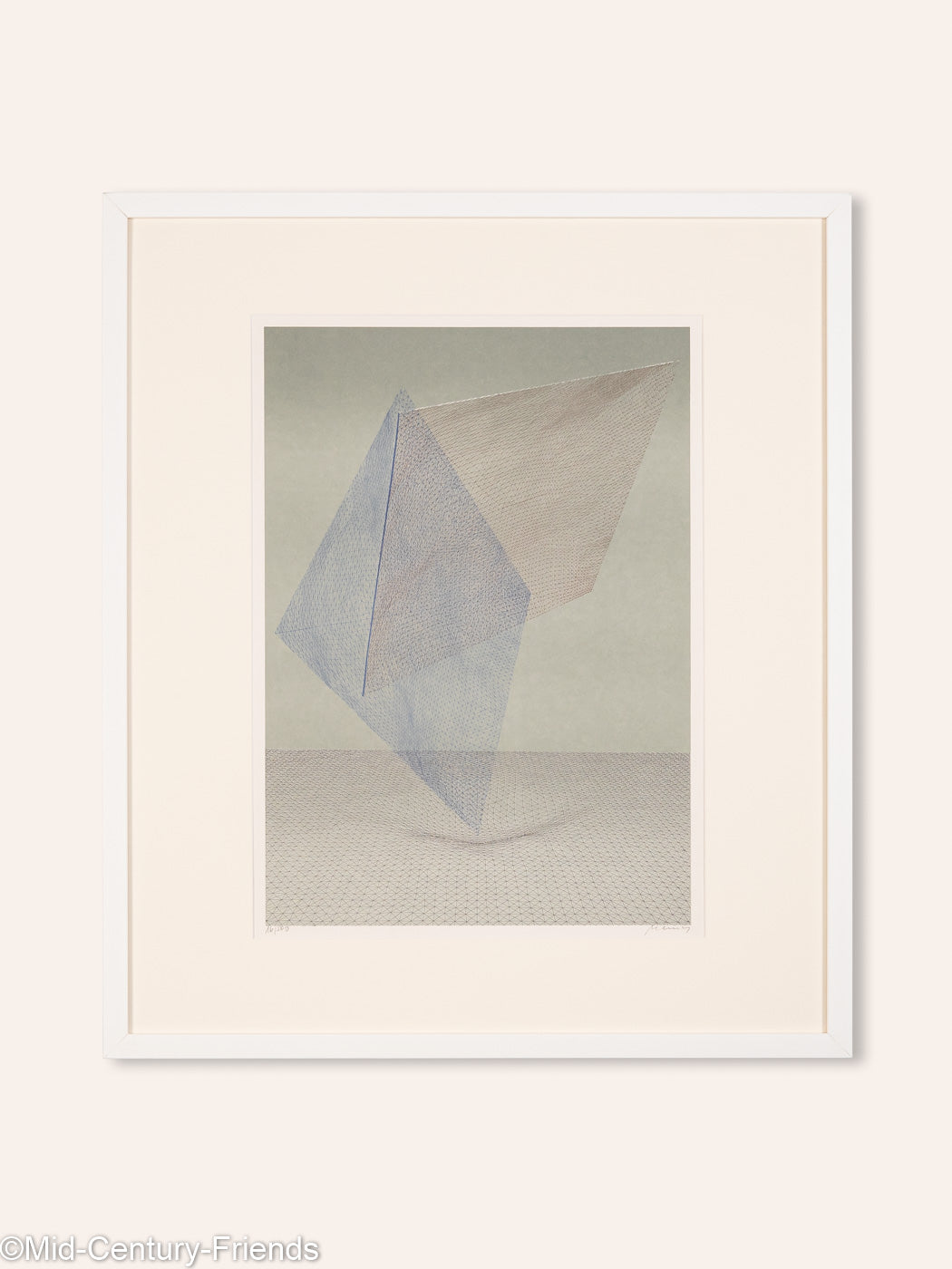 Geometrische Studien (Set), Druckgraphik auf Papier, 63 x 74 cm