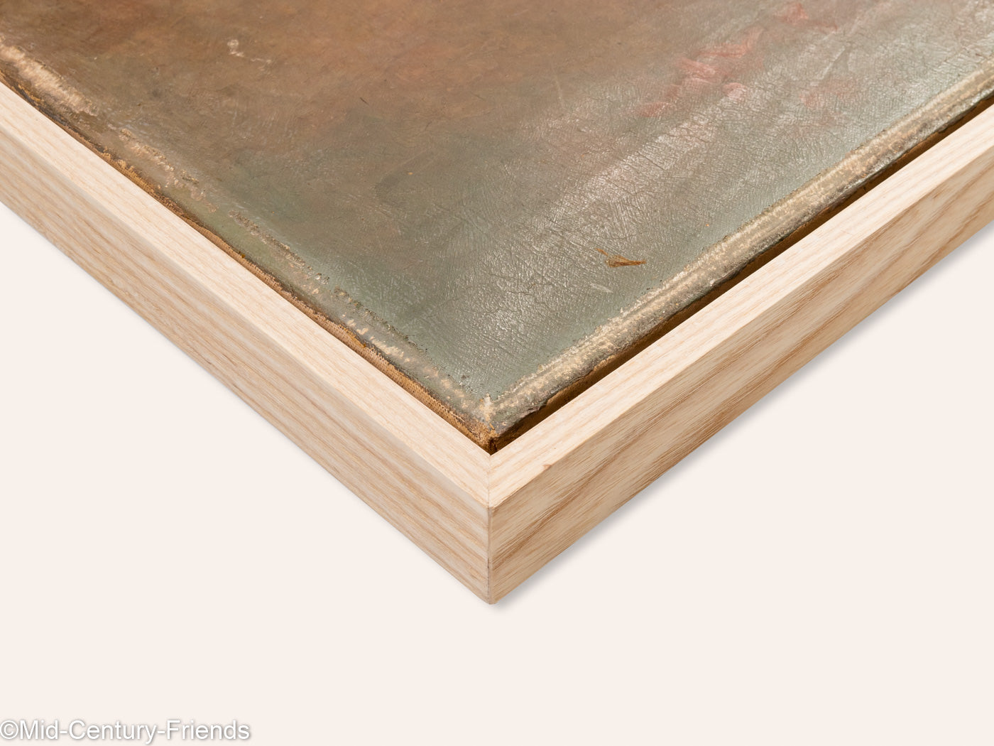 Dorfstrasse im Abendrot, Öl auf Leinwand, 97 x 66 cm