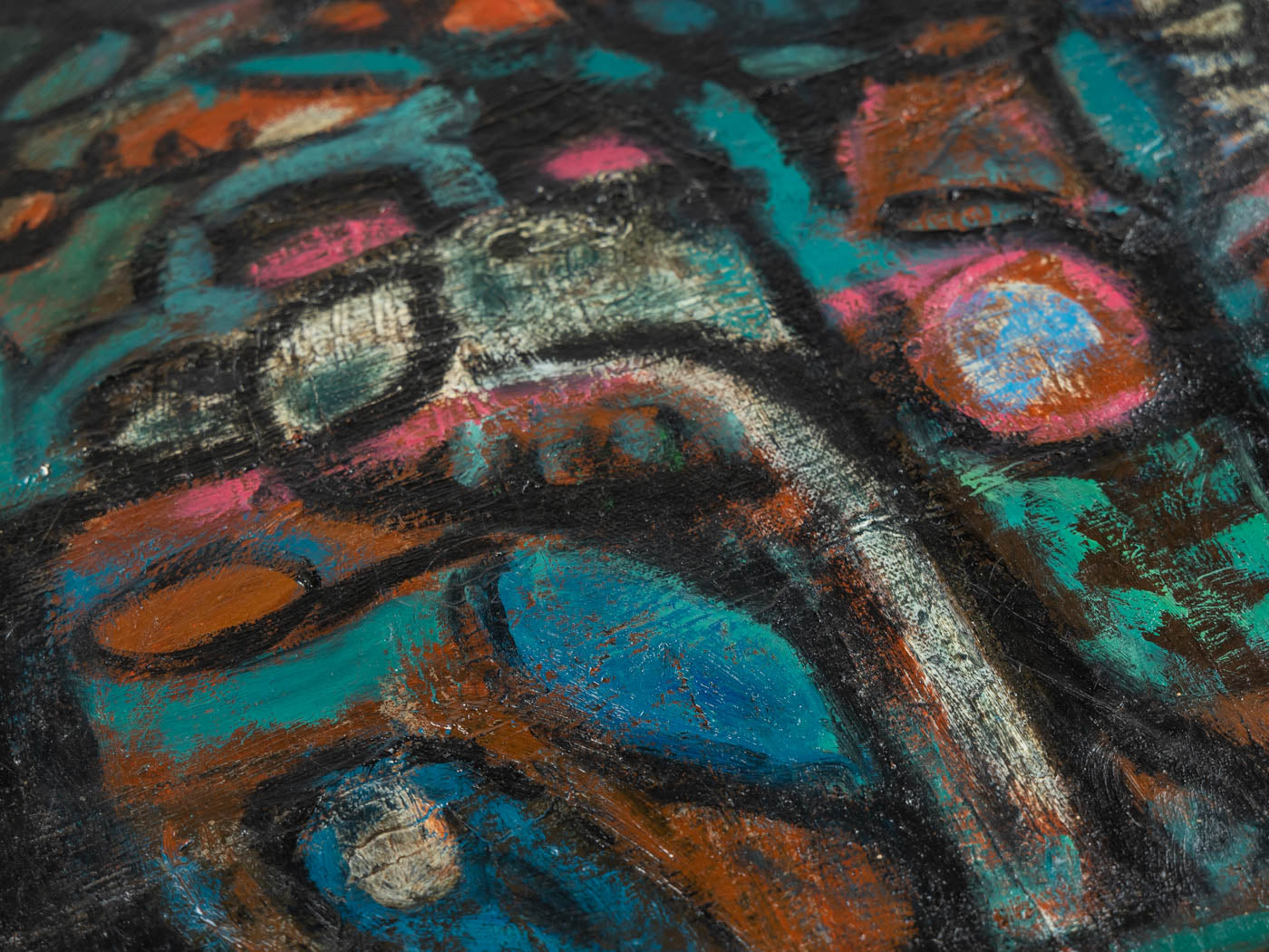 WINDOW TO THE GARDEN, ÖL AUF LEINWAND, 83 X 64 CM