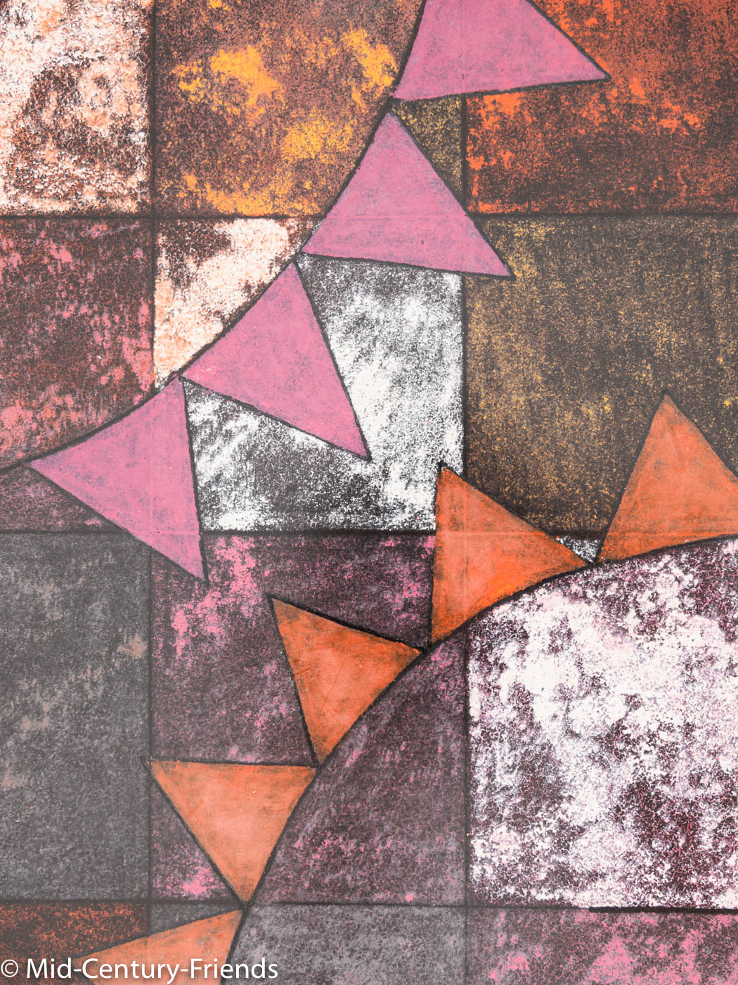Sonnen, Mischtechnik auf Papier, 51 x 61cm
