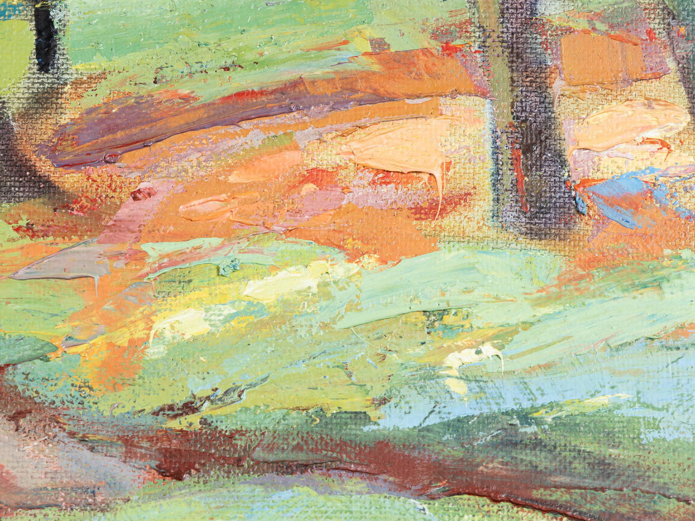 WALDWEG, ÖL AUF PLATTE, 124 X 95 CM