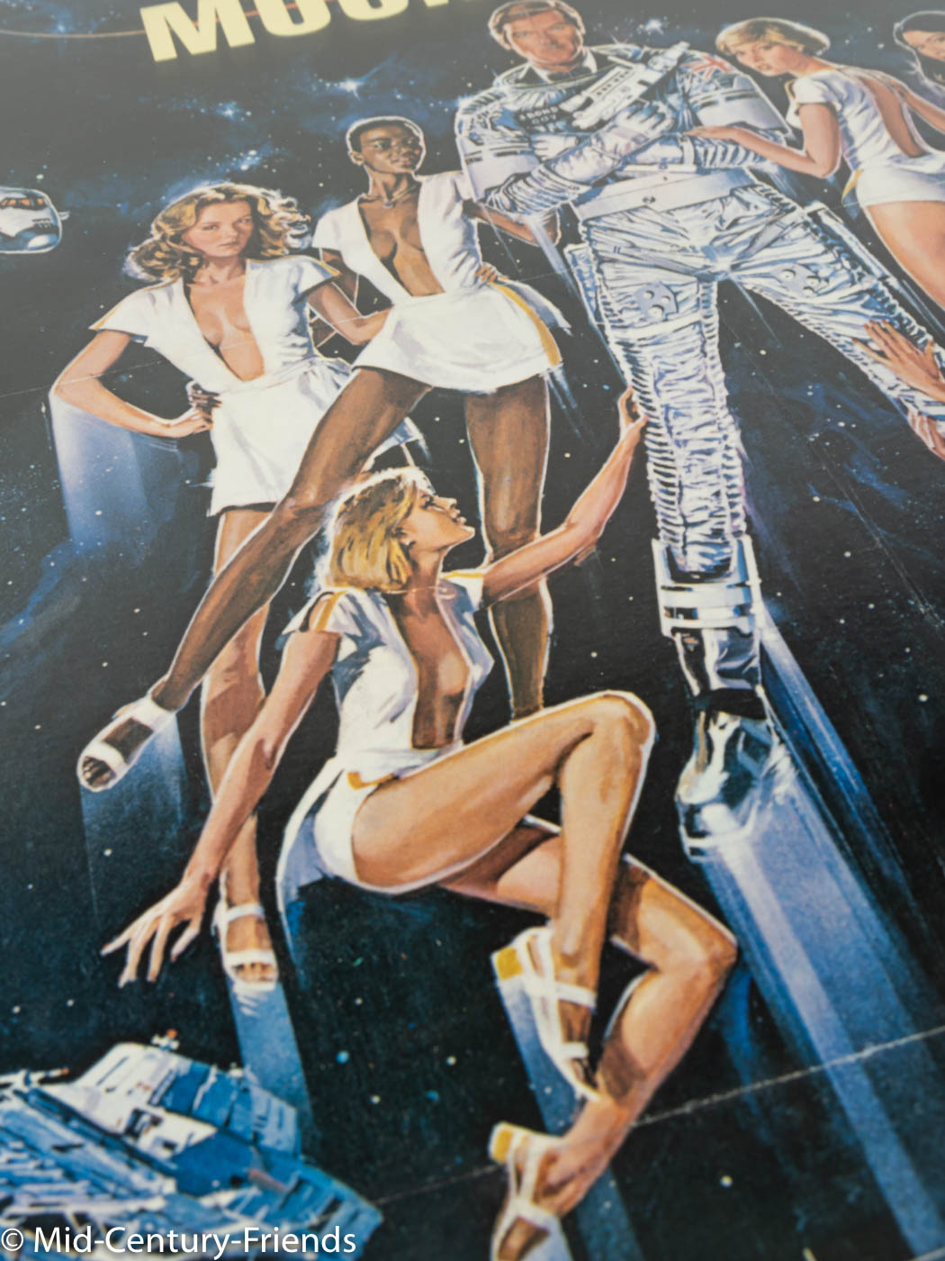 MOONRAKER, ROGER MOORE, ANKÜNDIGUNGSPLAKAT, 86 X 124 CM