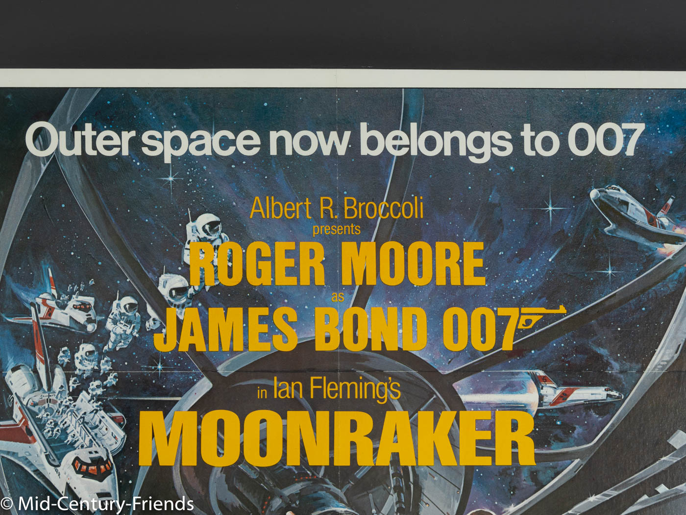 MOONRAKER, ROGER MOORE, FILMPOSTER, 90 X 124 CM