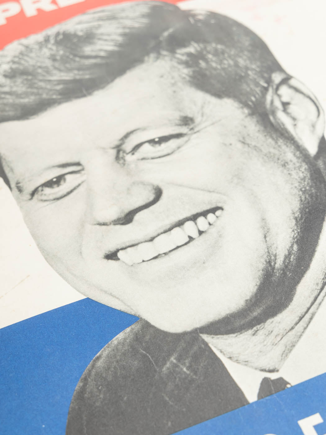 JOHN F. KENNEDY, WAHLKAMPFPLAKAT, 77 X 85 CM
