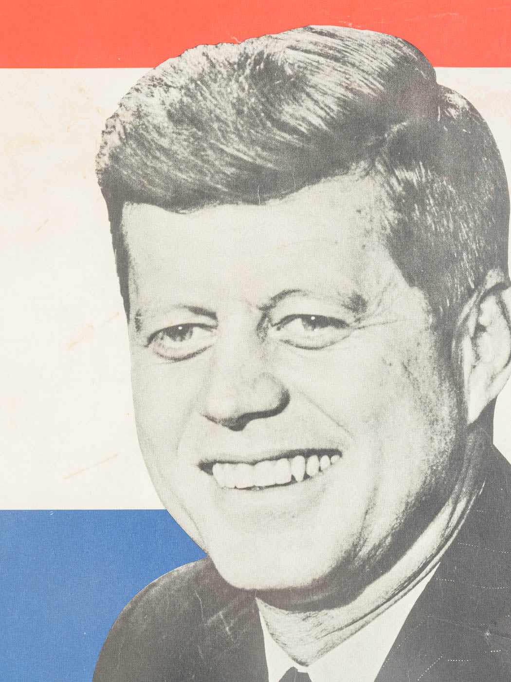 JOHN F. KENNEDY, WAHLKAMPFPLAKAT, 77 X 85 CM