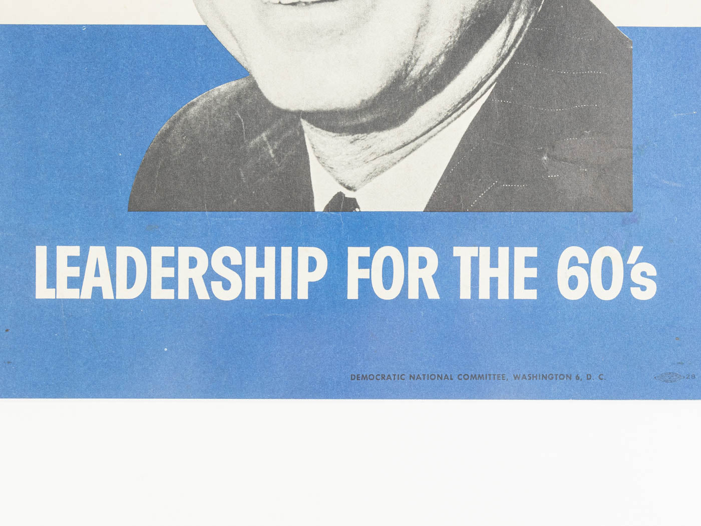 JOHN F. KENNEDY, WAHLKAMPFPLAKAT, 77 X 85 CM