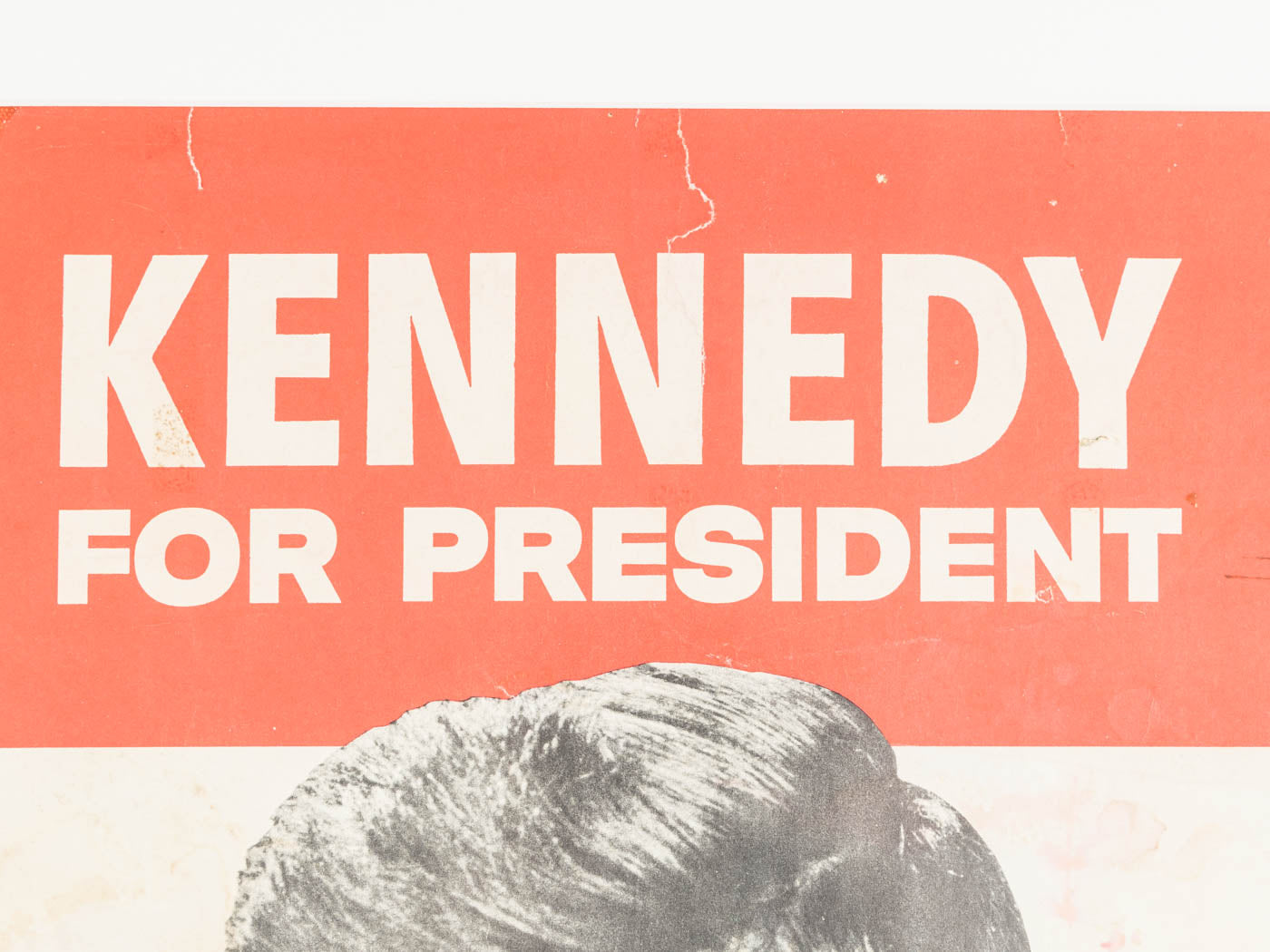 JOHN F. KENNEDY, WAHLKAMPFPLAKAT, 77 X 85 CM