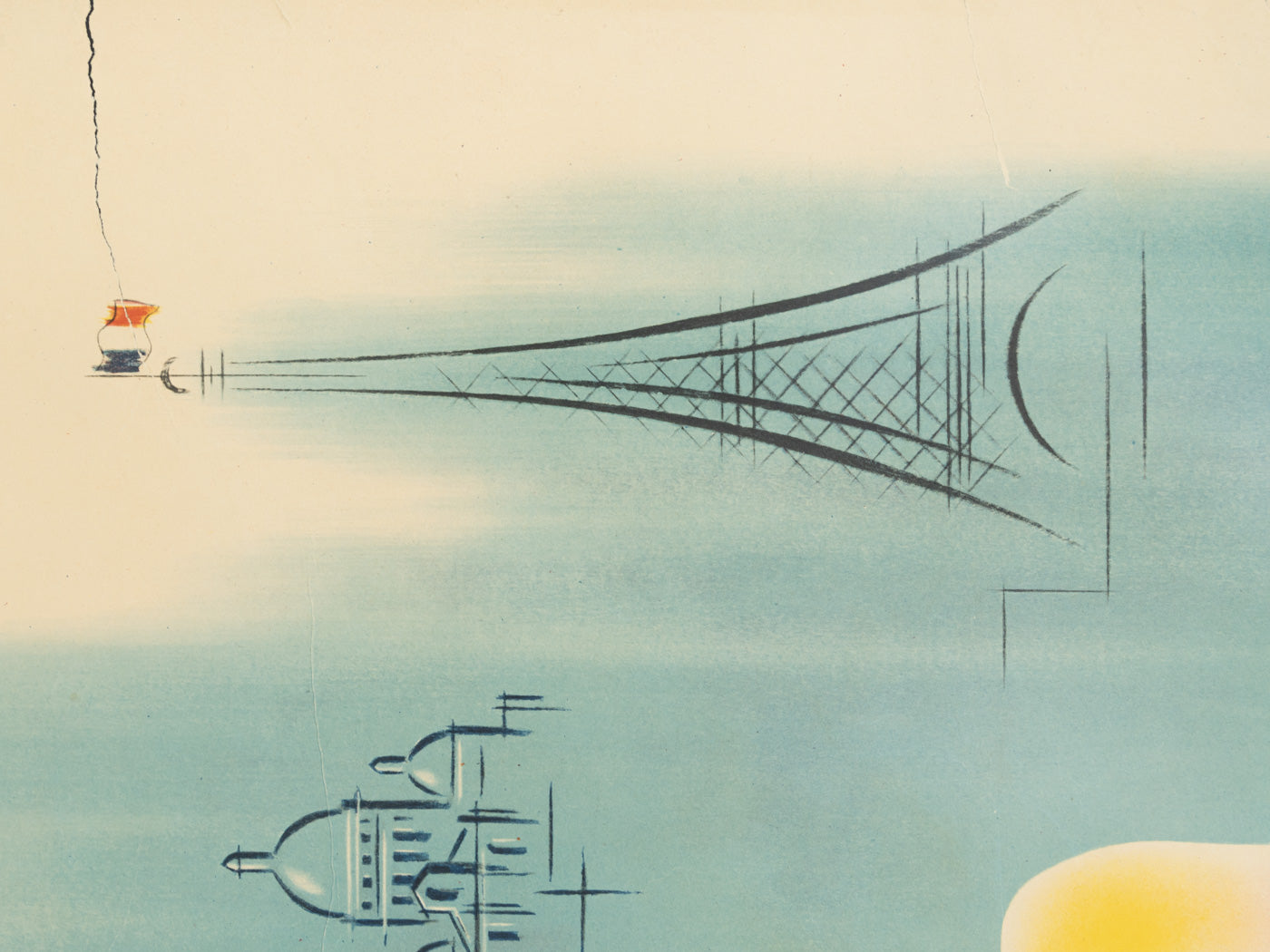 PARIS, PAN AM AIRWAYS REISEPOSTER, 93 X 123 CM