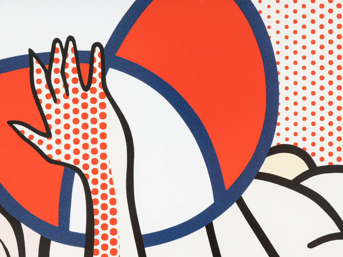 NUDES WITH BEACH BALL, FARBDRUCK AUF DICKEM PAPIER, ROY LICHTENSTEIN, 61 X 69 CM