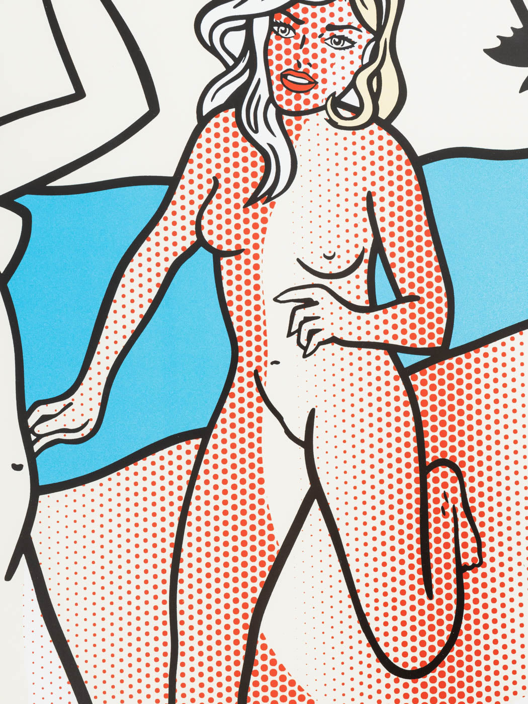 NUDES WITH BEACH BALL, FARBDRUCK AUF DICKEM PAPIER, ROY LICHTENSTEIN, 61 X 69 CM
