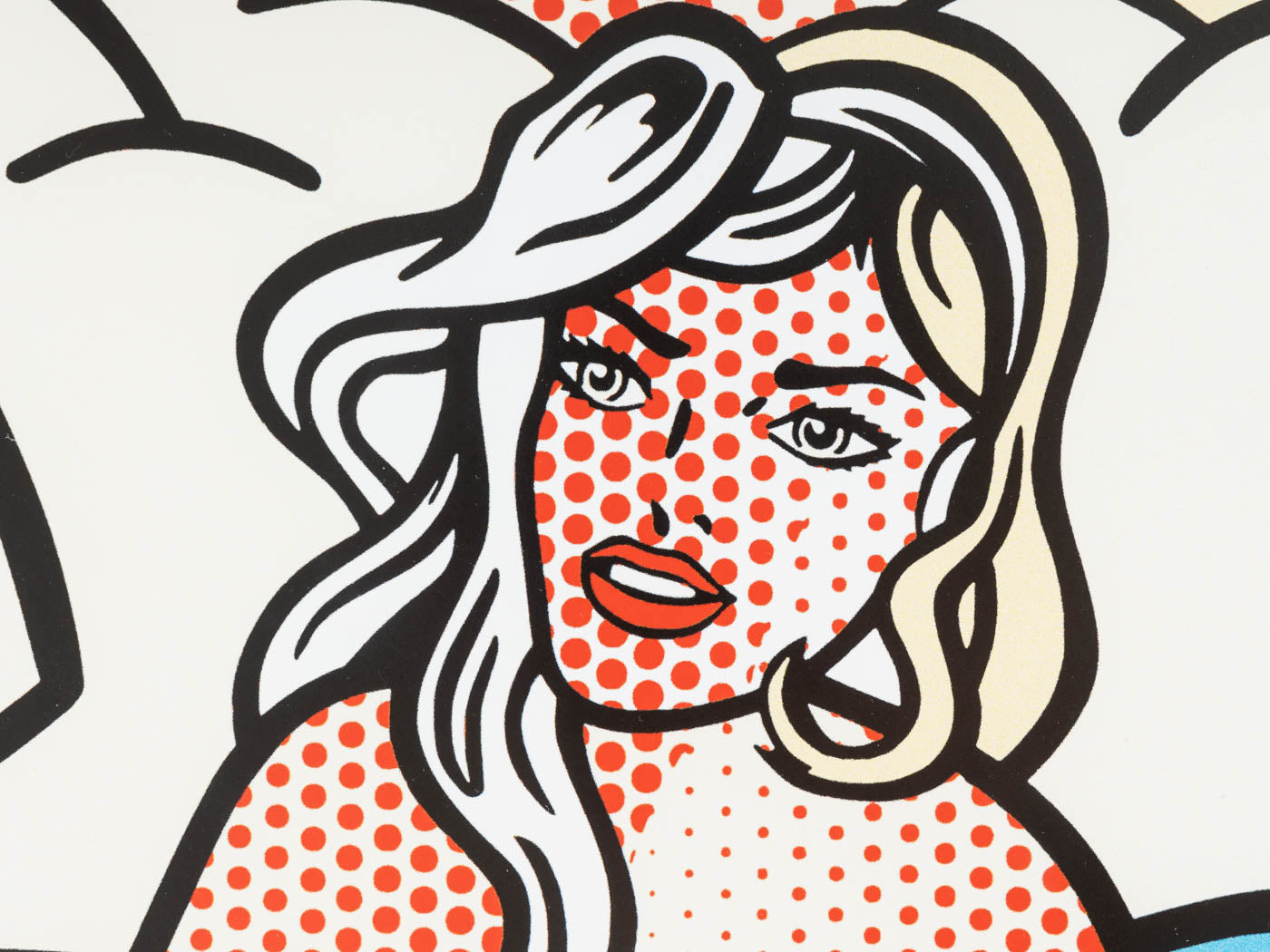 NUDES WITH BEACH BALL, FARBDRUCK AUF DICKEM PAPIER, ROY LICHTENSTEIN, 61 X 69 CM